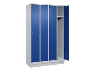 locker,HxBxD 1950x1200x500mm,4vak,vak B 300mm,cil.-slot,sokkel - 2