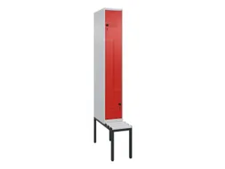 Z-garderobekast,HxBxD 2120x300x815mm,2vak,vak B 300mm,draaigrendel
