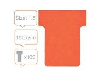 Planbord T-kaart Nobo nr 1.5 36mm rood - 4