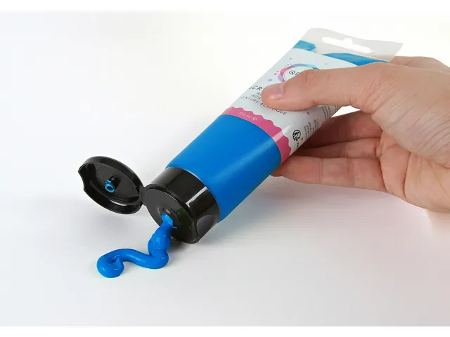 Acrylverf Qrea 120 ml primair blauw