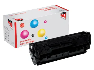 Tonercartridge Quantore alternatief tbv HP Q2612A 12A zwart - 1