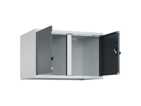 opzetkast,v. locker voor scheiding van kleding,2vak.,vak B 400mm