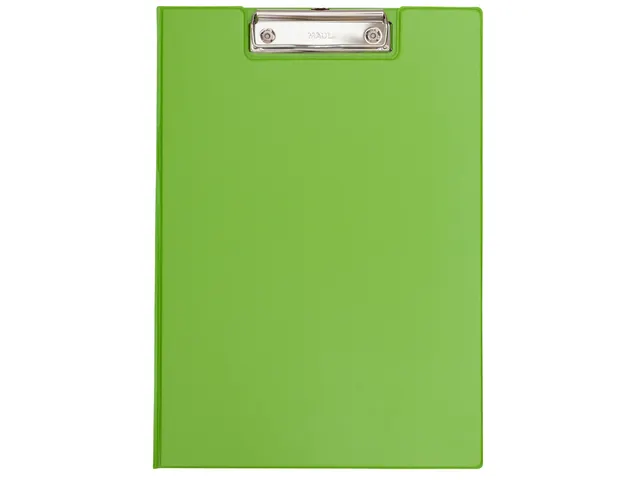 Klembordmap MAUL A4 staand met penlus PVC neon groen