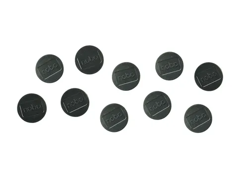 Magneet Nobo 38mm zwart 10 stuks