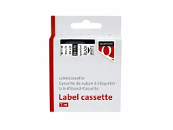 Labeltape Quantore 40913 9mmx7m zwart op wit D1