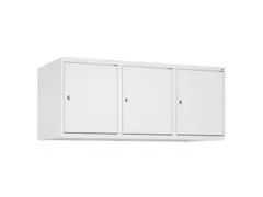 opzetkast,v. locker,3vak.,vak B 400mm,HxBxD 500x1200x500mm,vleugeldeur
