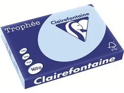 Trophée Pastel gekleurd papier A3 160 gram 250 vel blauw