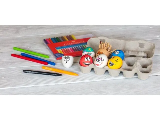 Viltstiften Faber-Castell Grip 30x ass. Kleuren