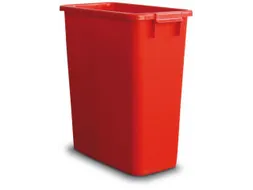 Multifunktionele Bak Pp 590x560x280mm 60 liter 2 Grepen Rood