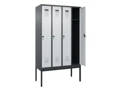locker,HxBxD 2120x1200x500mm,4vak,vak B 300mm,draaigrendel
