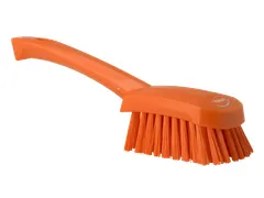Afwasborstel Korte Steel Oranje Hard