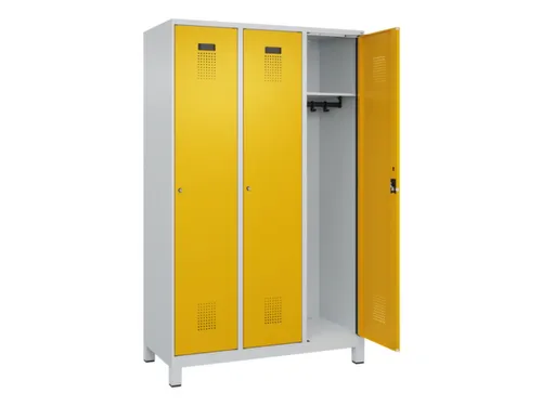 locker,HxBxD 1950x1200x500mm,3vak,vak B 400mm,cil.-slot,voeten