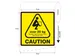 Etiquette avertissement DHL levage 20kg 75x75mm Rouleau 500 pièces