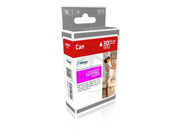 As16005 Astar Canon Cli571Xl Mg Inkt Magenta Hc Rebuilt Chip 11Ml