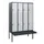 Dubbeldekse dekenkist,HxBxD 1950x1200x815mm,4x2vak.,vak B 300mm