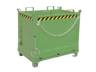 klapbodemcontainer,HxLxB 1160x800x1200mm,0,75m³,hijsogen,vorksloffen - 2