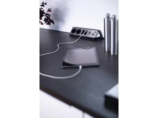Stekkerdoos Brennenstuhl bureau Estilo 4 voudig inclusief 2 USB 2 m - 3