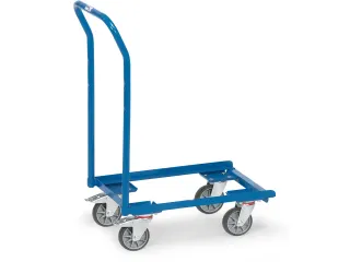 Eurobakken Rolplateau's 13587 250kg 600x400mm Open Ral5007 Duwbeugel - 1