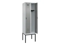 locker,HxBxD 2120x600x500mm,2vak,vak B 300mm,draaigrendel