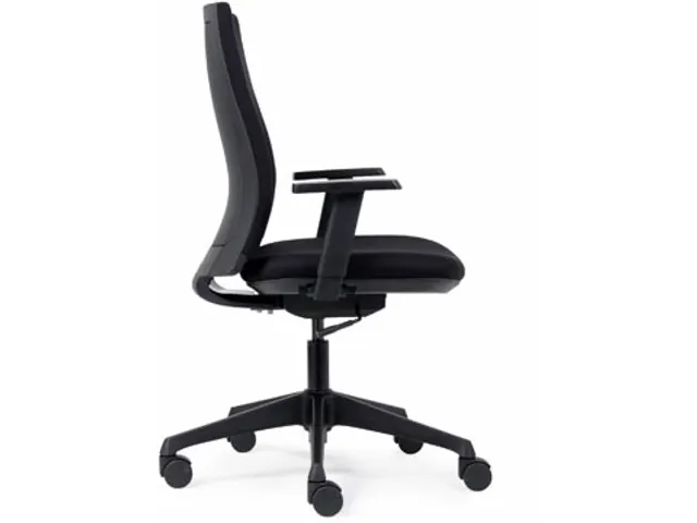 bureaustoel Canillo, stoffen rug