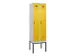 locker voor scheiding van kleding,HxBxD 2120x600x500mm,2vak