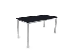 In hoogte verstelbaar bureau,HxBxD 720-840x1200x600mm,CC-zwart