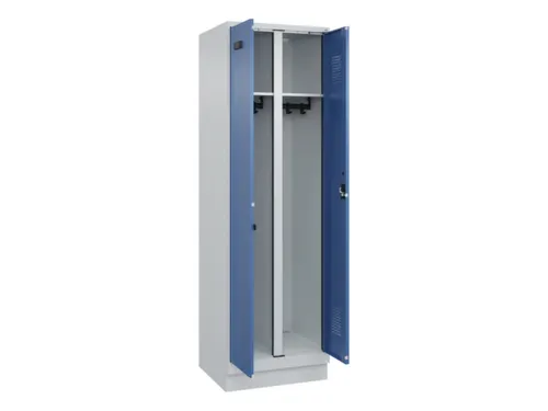 locker voor scheiding van kleding,HxBxD 1950x600x500mm,2vak