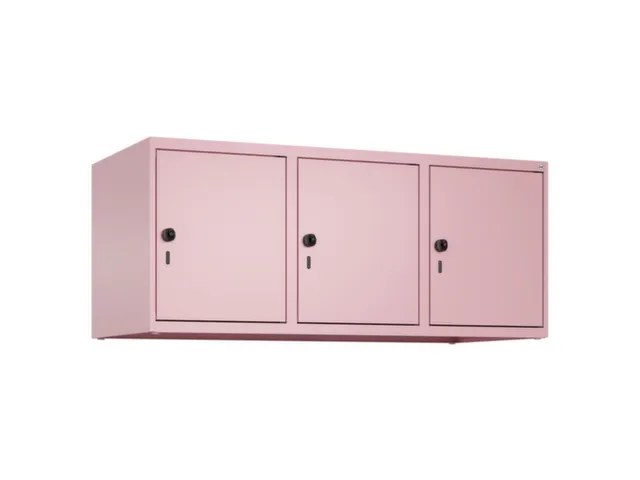 opzetkast,v. locker,3vak.,vak B 400mm,HxBxD 500x1200x500mm