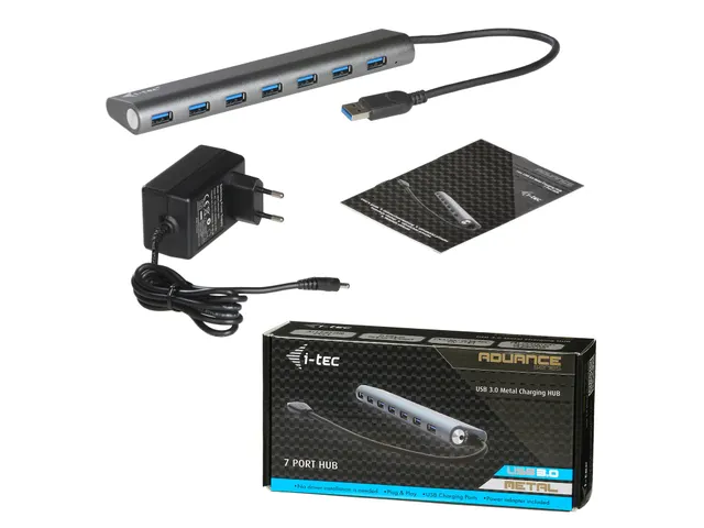 I-TEC Metal Charging HUB 7-poorts