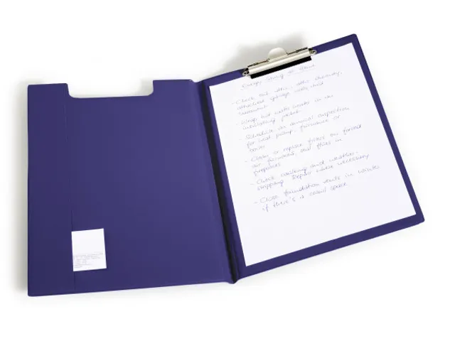 Blokklemmap A4 Blauw