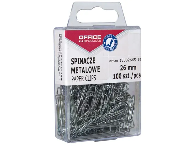 Papierklemmen 26Mm Metaal 100 stuks