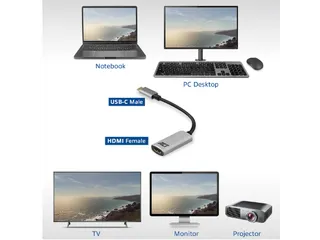 Adapter ACT USB-C naar HDMI - 4