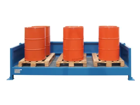 Vatencontainer 830x6200x1390mm Max. 20x200l 1 Vakniveau 2x450l