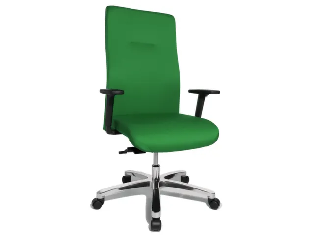 Siège De Bureau Pivotant Vert Assise Hxlxp 440-520X540X460Mm Charge M