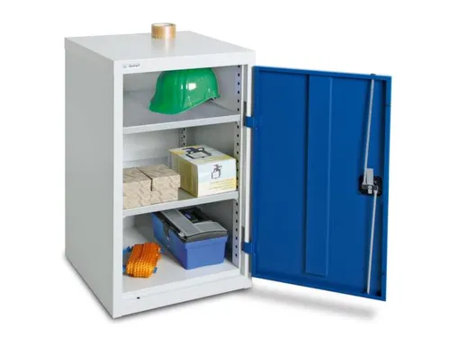 Kast Met Openslaande Deuren 900x500x500mm 2legborden Staal Ral5010