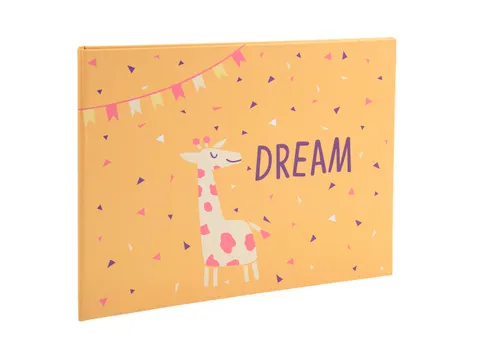 Fotoalbum 30p. wit 2 8,5x22cm BABY geel