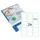 Etiket Rillprint 63.5x33.9mm mat transparant 600 etiketten