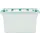Carry Box opbergdoos 13 liter transparant met blauwe handvat