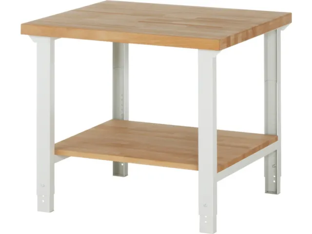 werkbank,HxBxD 790-1140x1000x900mm,beukblad,draagverm. 750kg,4voeten