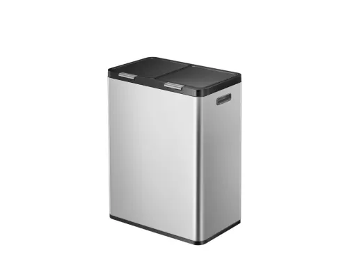 Essential Touch Recycler 2 Afvalemmer 30+30 liter Mat RVS