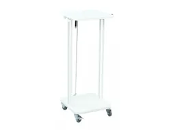 Verrijdbare Afvalzakhouder Saekko Boy met deksel 60 Liter Wit