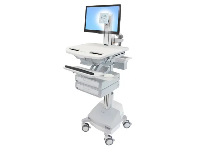 Medische Trolley StyleView-wagen met LCD-draaipunt SLA Voeding 2 laden