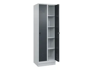wasgoedverdeelkast,HxBxD 1950x600x500mm,vak B 300mm,draaigrendel - 2