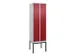 locker voor scheiding van kleding,HxBxD 2120x600x500mm,2vak