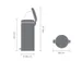 Pedaalemmer newIcon 30 Liter Grijs