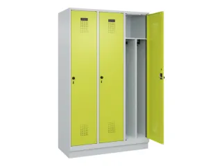 locker voor scheiding van kleding,HxBxD 1950x1200x500mm,3vak - 1