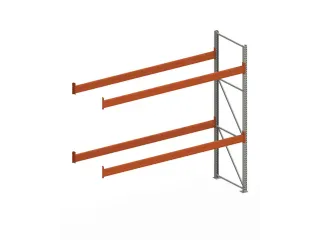 palletstelling,aanbouwveld,HxBxD 3300x3685x1100mm,vakl. 3000kg - 1