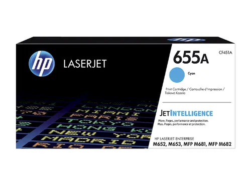 HP CF451A 655A Toner Cyaan 10.500 Pagina's Origineel