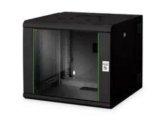 Digitus Unique 9U netwerkkast wandmontage 51x60x60cm Tweedelig Zwart
