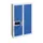 lockerkast,HxBxD 815x460x200mm,2x6vakken,RAL7035,front RAL7016